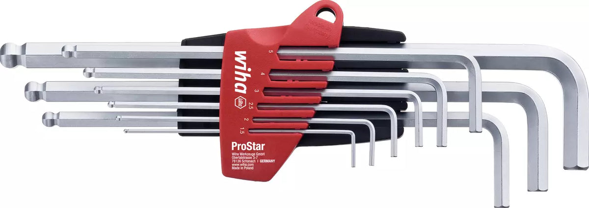 Juego de llaves Allen en soporte ProStar