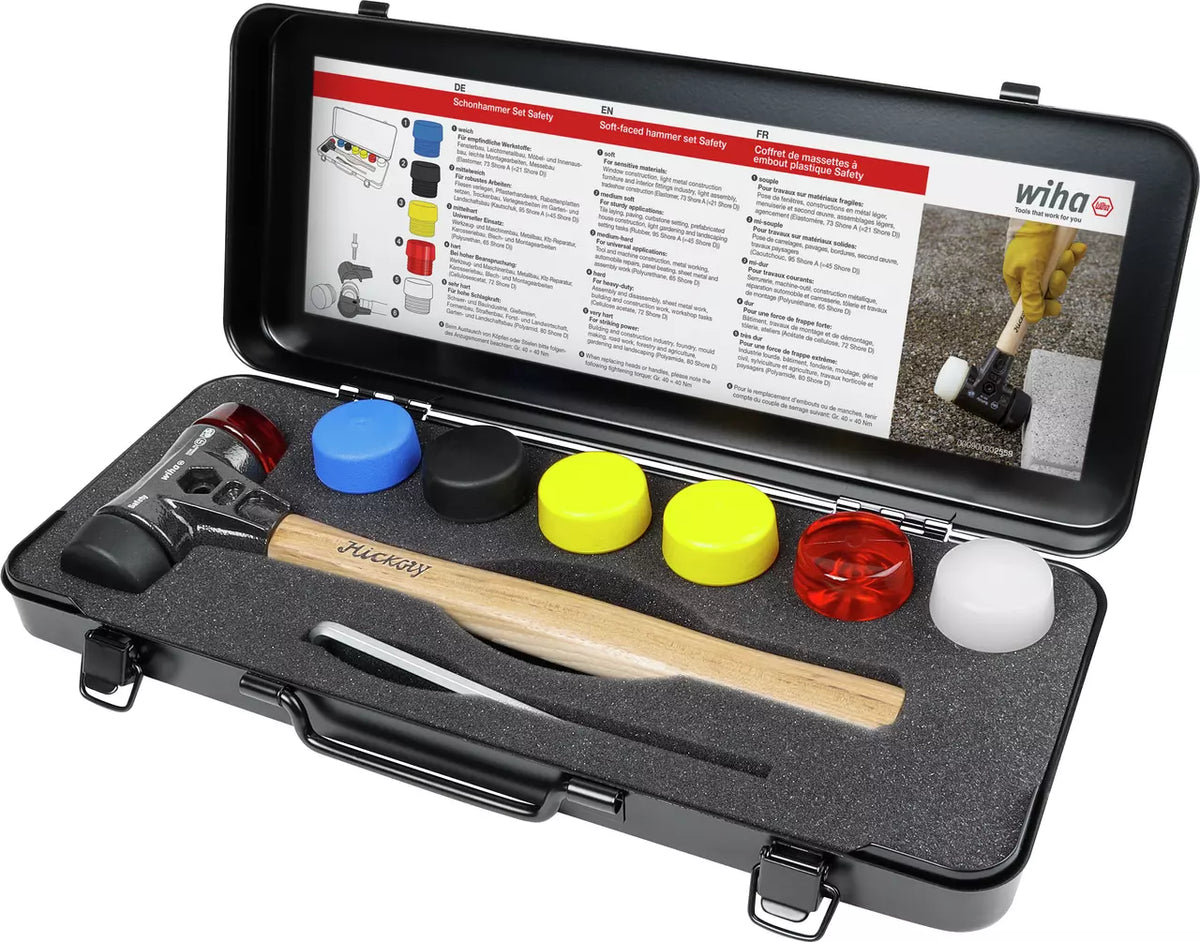 Juego de martillos de cara blanda Safety